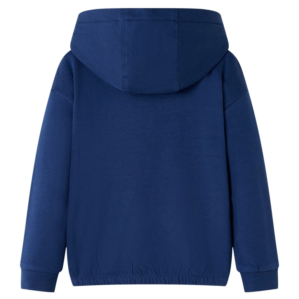 Vidaxl Children's sweater with hood 92 Navy blue
