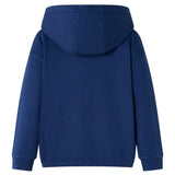 Vidaxl Children's sweater with hood 92 Navy blue