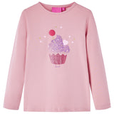 Vidaxl Children's shirt with long sleeves 116 light pink