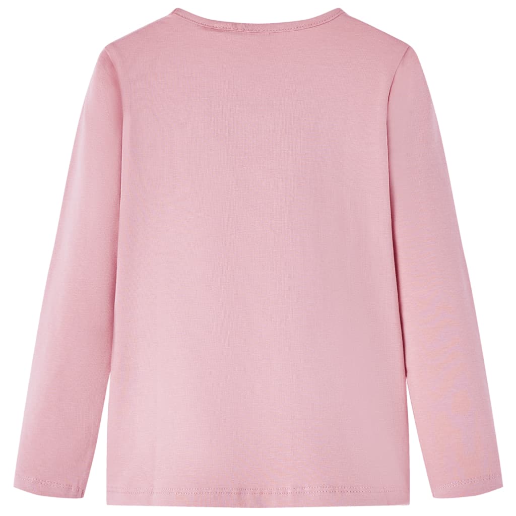 Vidaxl Children's shirt with long sleeves 116 light pink