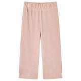 Vidaxl Kinderbroek 92 Rib Velvet jasnoróżowy