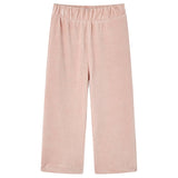 Vidaxl Kinderbroek 116 Ripp Velvet Liicht Pink