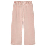 Vidaxl Kinderbroek 128 Rib Velvet jasnoróżowy