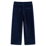 Vidaxl Kinderbroek 140 Rib Velvet Navy Blo
