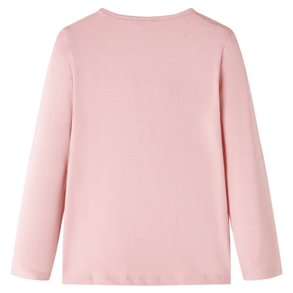 Vidaxl Children's shirt with long sleeves 92 light pink