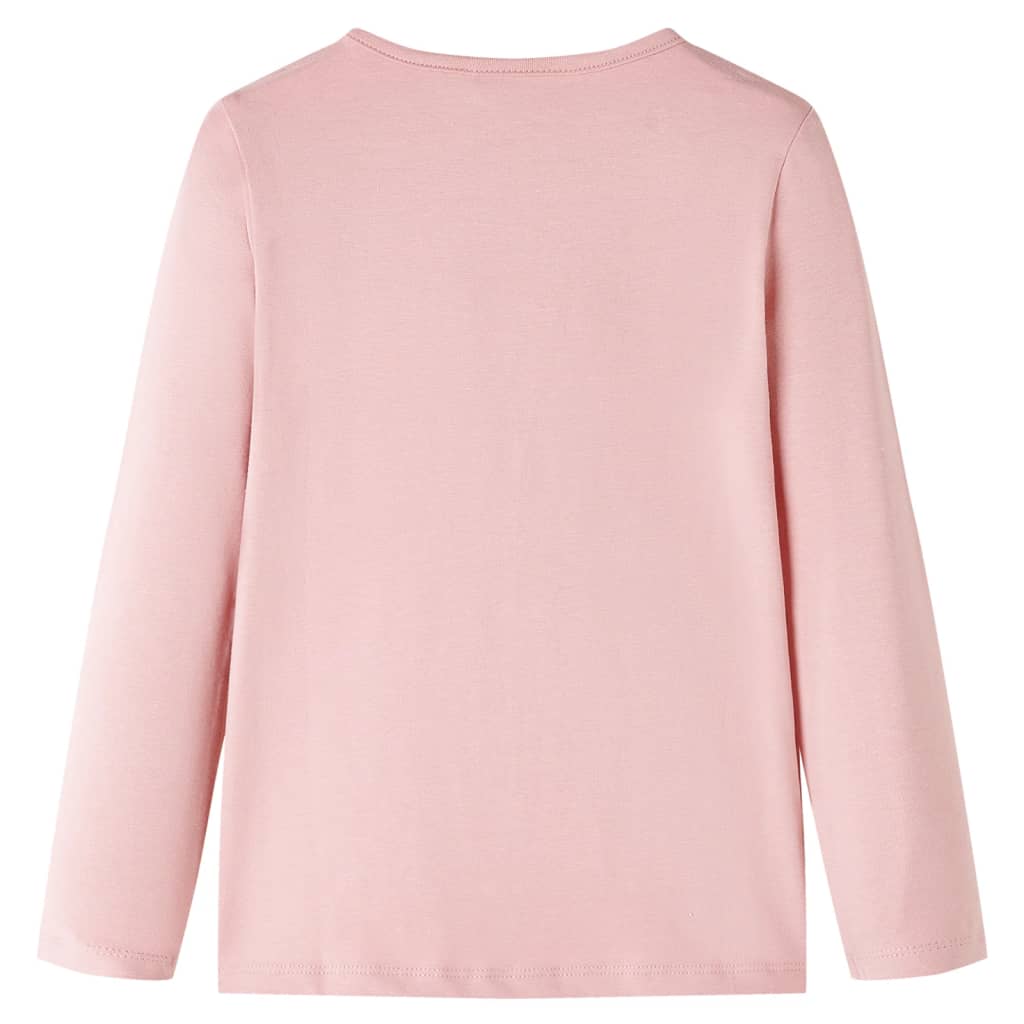 Vidaxl Child's Shirt à manches longues 104 rose clair