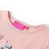 Vidaxl Child's Shirt à manches longues 116 rose clair