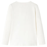 Vidaxl Children's Shirt avec manches longues 92 ECRU