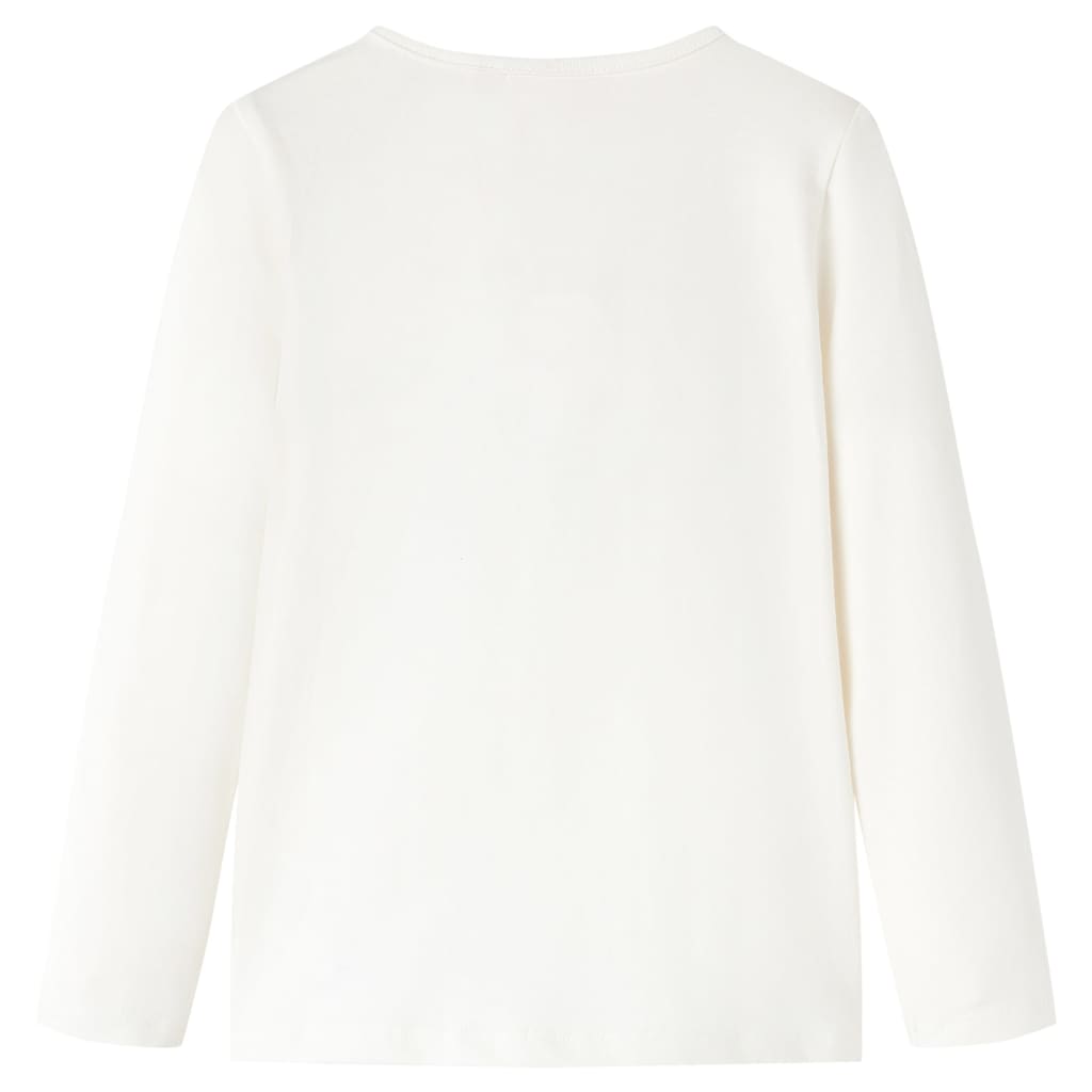 Vidaxl Children's shirt with long sleeves 104 ecru