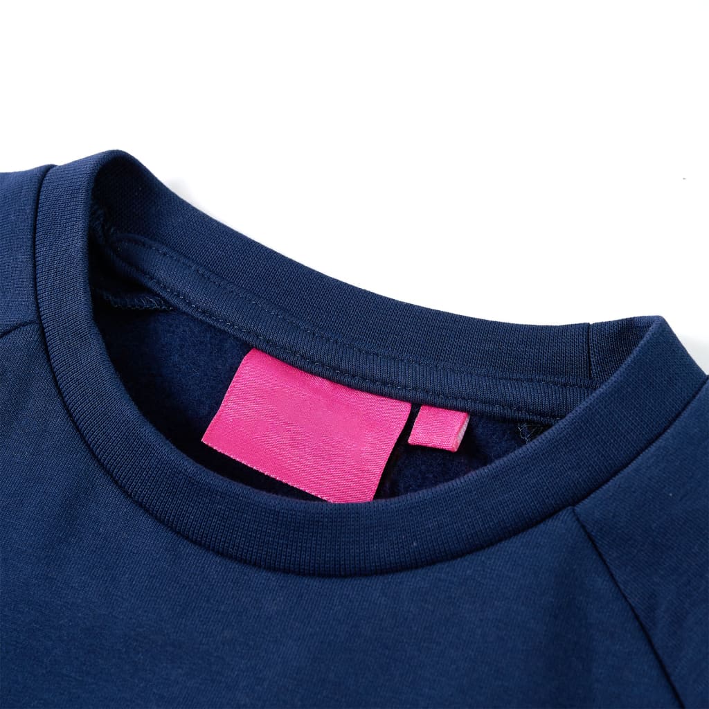 Vidaxl Dětský svetr 128 Navy Blue