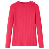 Vidaxl Children's shirt with long sleeves 128 bright pink