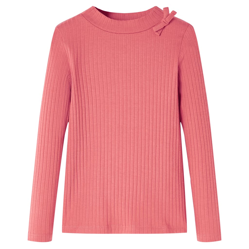 Vidaxl children's shirt with long sleeves 140 old pink