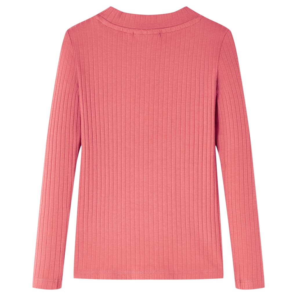Vidaxl children's shirt with long sleeves 140 old pink