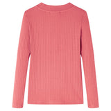 Vidaxl children's shirt with long sleeves 140 old pink