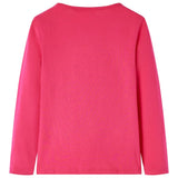 Vidaxl Children's shirt with long sleeves 116 bright pink