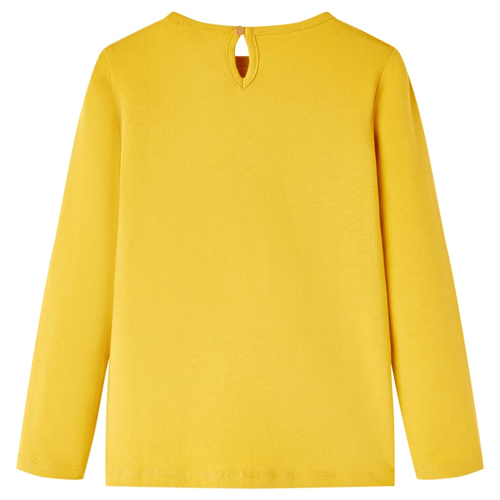 Vidaxl Children's Shirt avec manches longues 92 Ochère -colored