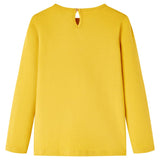 Vidaxl Children's Shirt avec manches longues 92 Ochère -colored