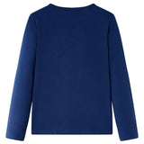 Vidaxl children's shirt with long sleeves 104 navy blue