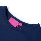 Vidaxl children's shirt with long sleeves 104 navy blue