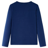 Vidaxl children's shirt with long sleeves 116 navy blue