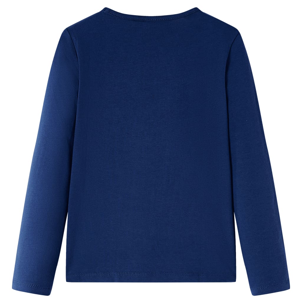 Vidaxl children's shirt with long sleeves 128 navy blue