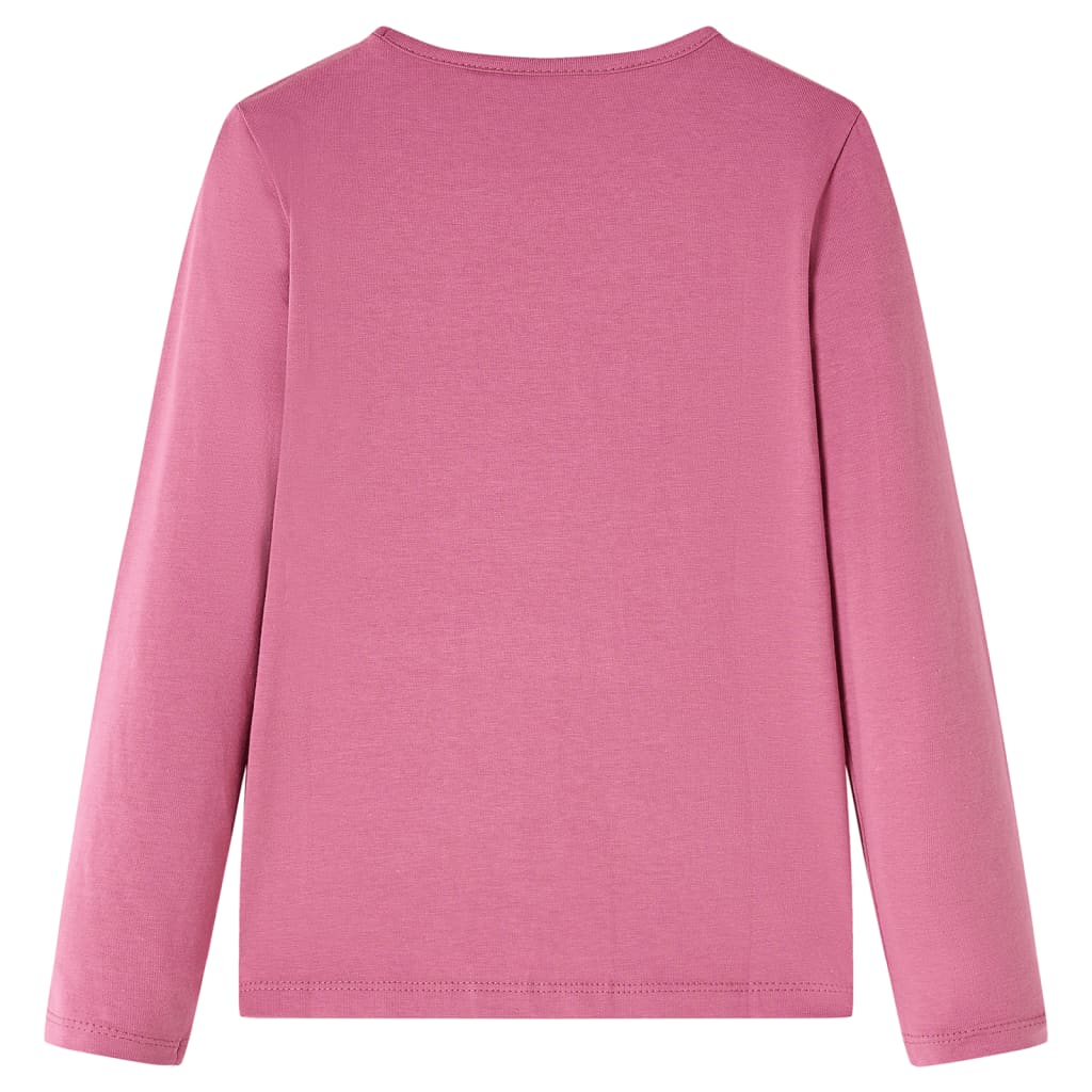 Vidaxl Children's Shirt à manches longues 92 Couleurs de framboise