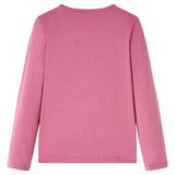 Vidaxl Children's shirt with long sleeves 104 raspberry colored