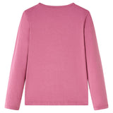Vidaxl Children's shirt with long sleeves 128 raspberry colored