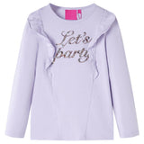 Vidaxl Children's shirt with long sleeves 92 Light lilac