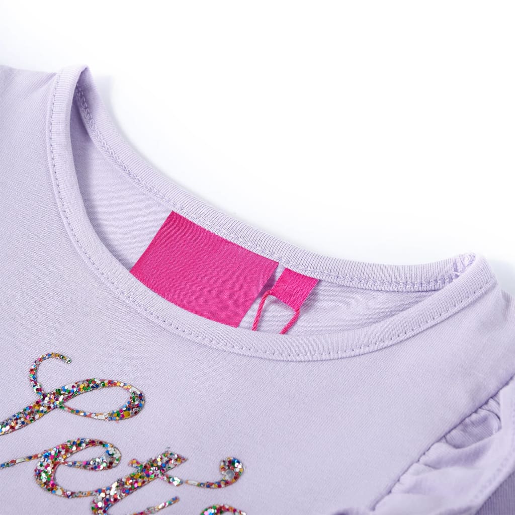 Vidaxl Children's shirt with long sleeves 92 Light lilac