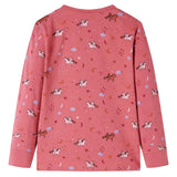 Vidaxl Children's pajamas with long sleeves 140 old pink