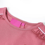Vidaxl Children's shirt with long sleeves 128 raspberry colored