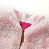 Giacca per bambini Vidaxl 128 kunstsdacht rosa morbido