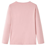 Vidaxl Children's shirt with long sleeves 104 light pink