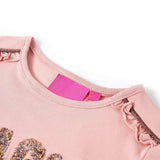Vidaxl Children's shirt with long sleeves 104 light pink