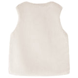 Giacca per bambini Vidaxl 116 kunstvacht beige
