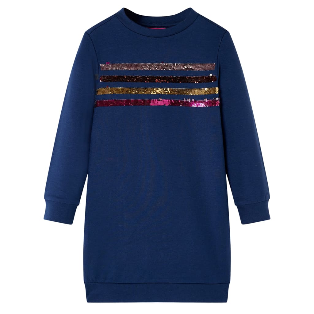 Dětské šaty Vidaxl 104 Navy Blue
