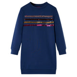 Dětské šaty Vidaxl 116 Navy Blue