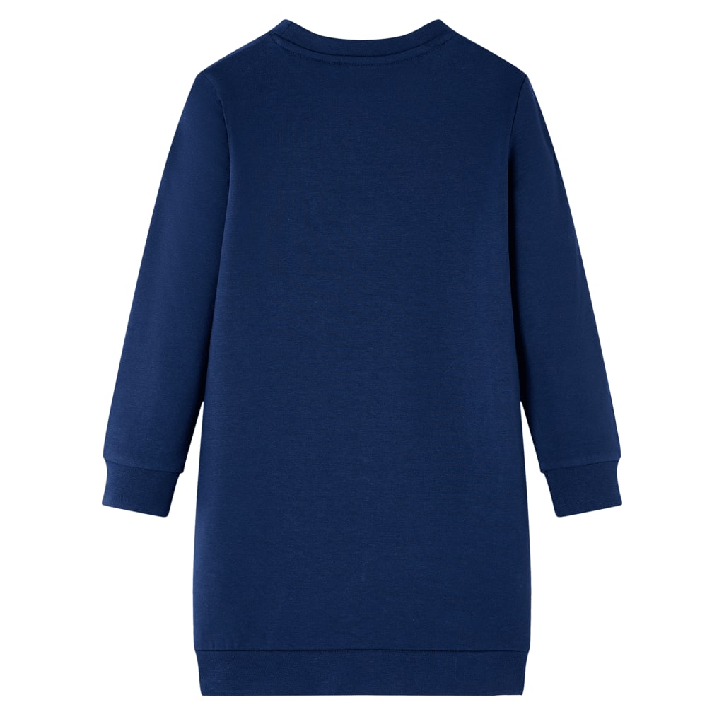 Vidaxl dětské šaty 128 Navy Blue