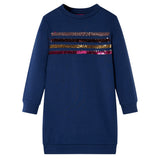 Dětské šaty Vidaxl 140 Navy Blue