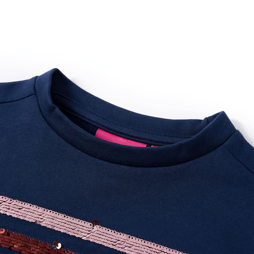 Dětské šaty Vidaxl 140 Navy Blue