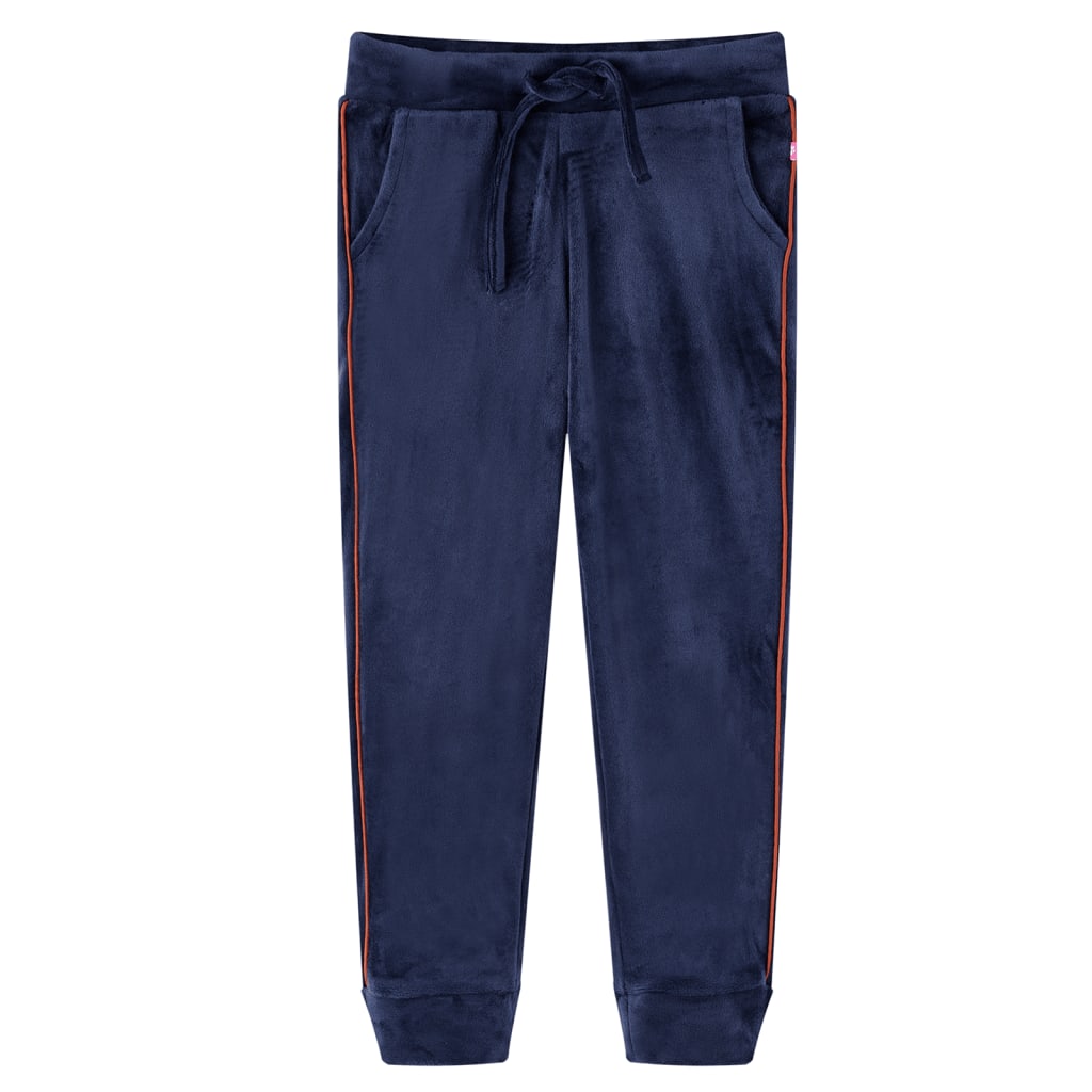 Vidaxl dětské joggingové kalhoty 128 Navy Blue
