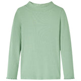 Dětská košile Vidaxl s dlouhým rukávem Low Col 104 Darkmint -Colored
