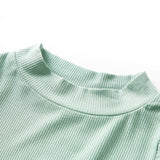 Dětská košile Vidaxl s dlouhým rukávem Low COL 140 Darkmint -Colored