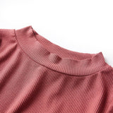 Dětská košile Vidaxl s dlouhými rukávy a nízkým Col 104 Reddish -Brown