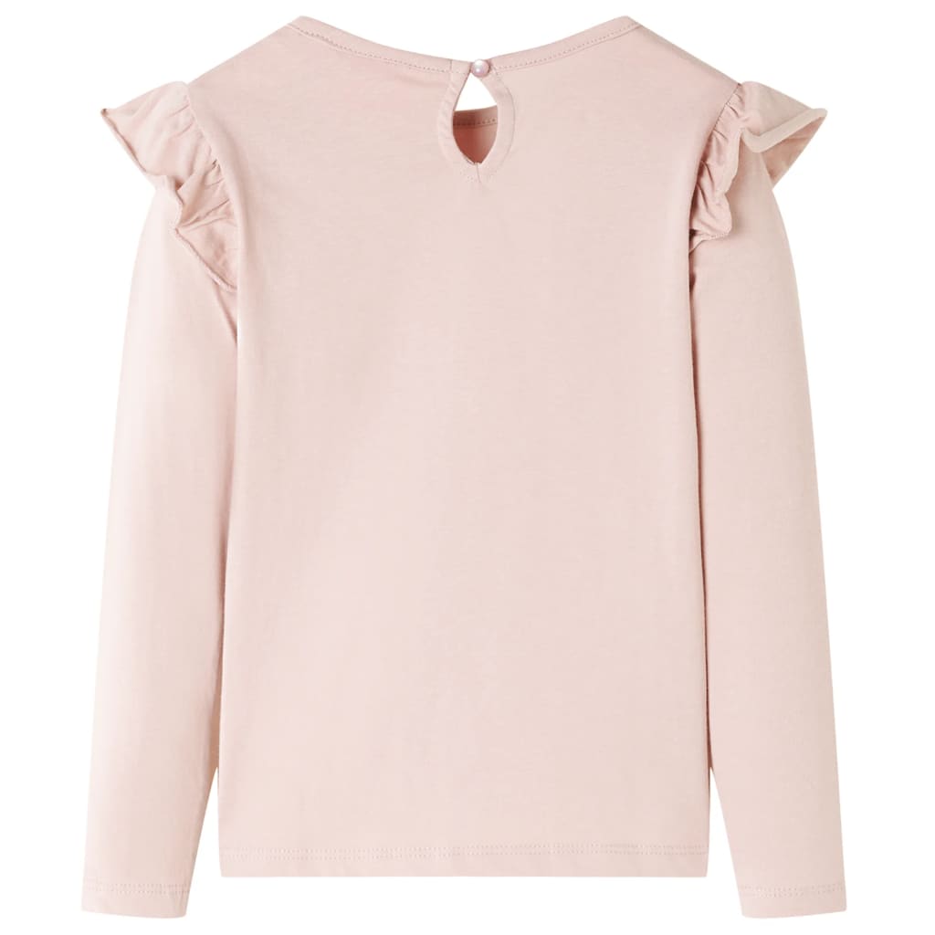 Vidaxl Children's shirt with long sleeves 116 pink