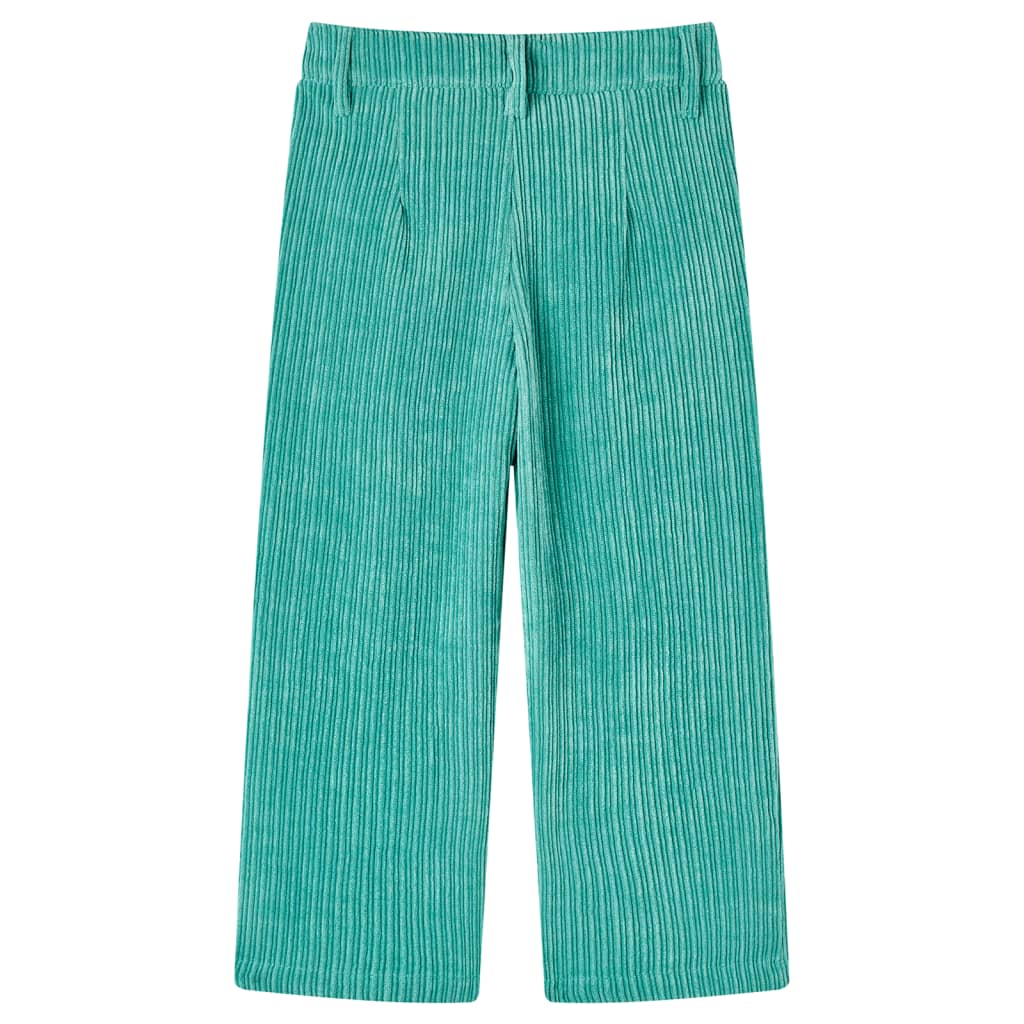 Vidaxl Kinderbroek 128 RIsta Velvet Mint Green