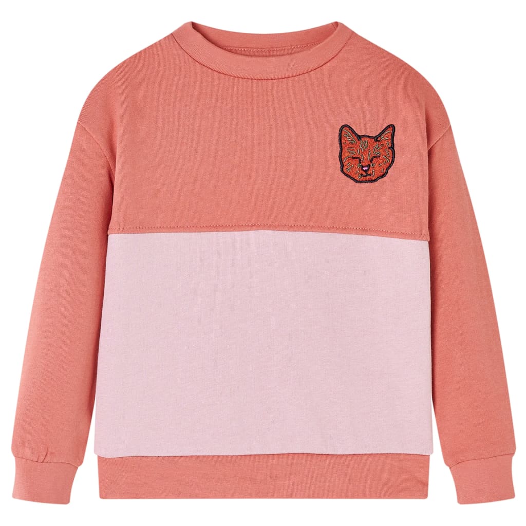 Vidaxl Children's sweater Block design 128 Pink
