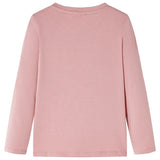 Camicia per bambini Vidaxl con maniche lunghe 104 rosa