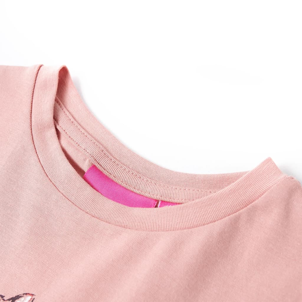 Vidaxl Children's shirt with long sleeves 116 pink